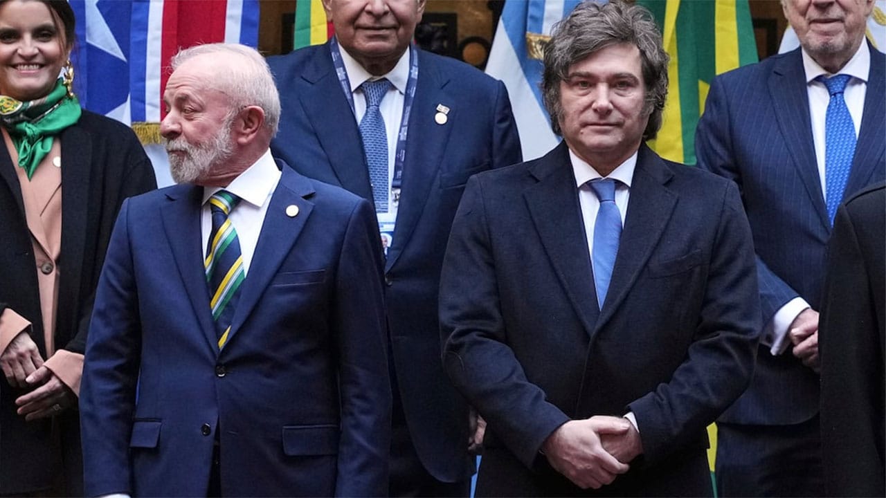 La respuesta de Brasil a los insultos de Milei: Rebaja de la relación diplomática