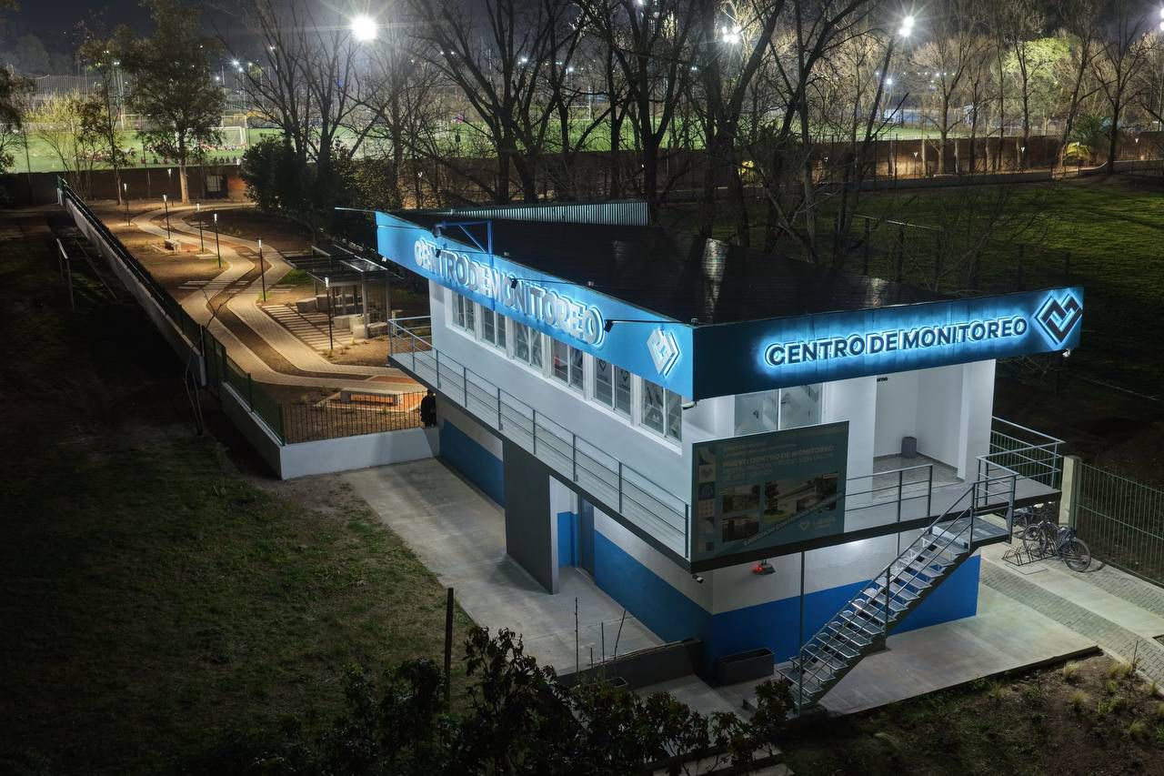 Lanús inaugura un nuevo centro de monitoreo en el Parque Las Colonias