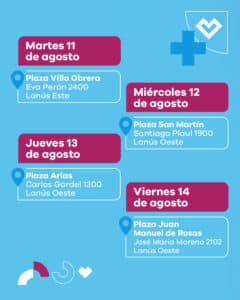 Lanzan una nueva semana de «Plazas Saludables» en Lanús