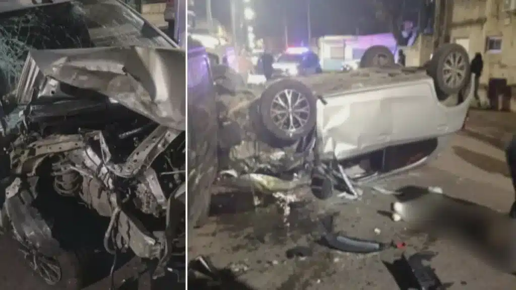 Le robó el auto a un excombatiente en Villa Centenario, volcó y fue detenido