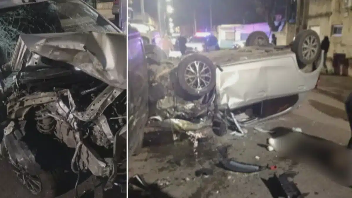 Le robó el auto a un excombatiente en Villa Centenario, volcó y fue detenido