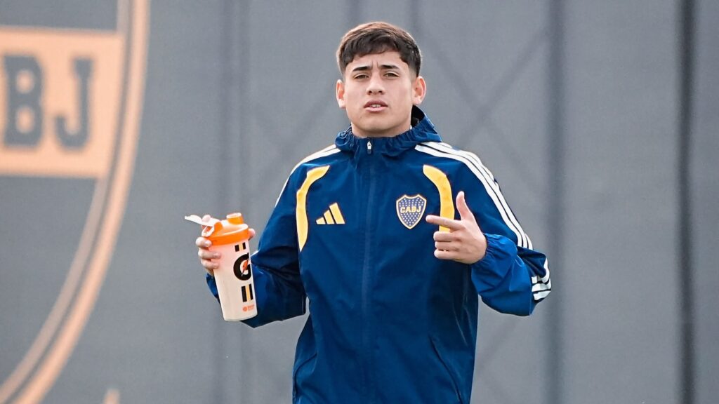 Preocupación en Boca Juniors: Tomás Aranda sufrió una lesión en el entrenamiento