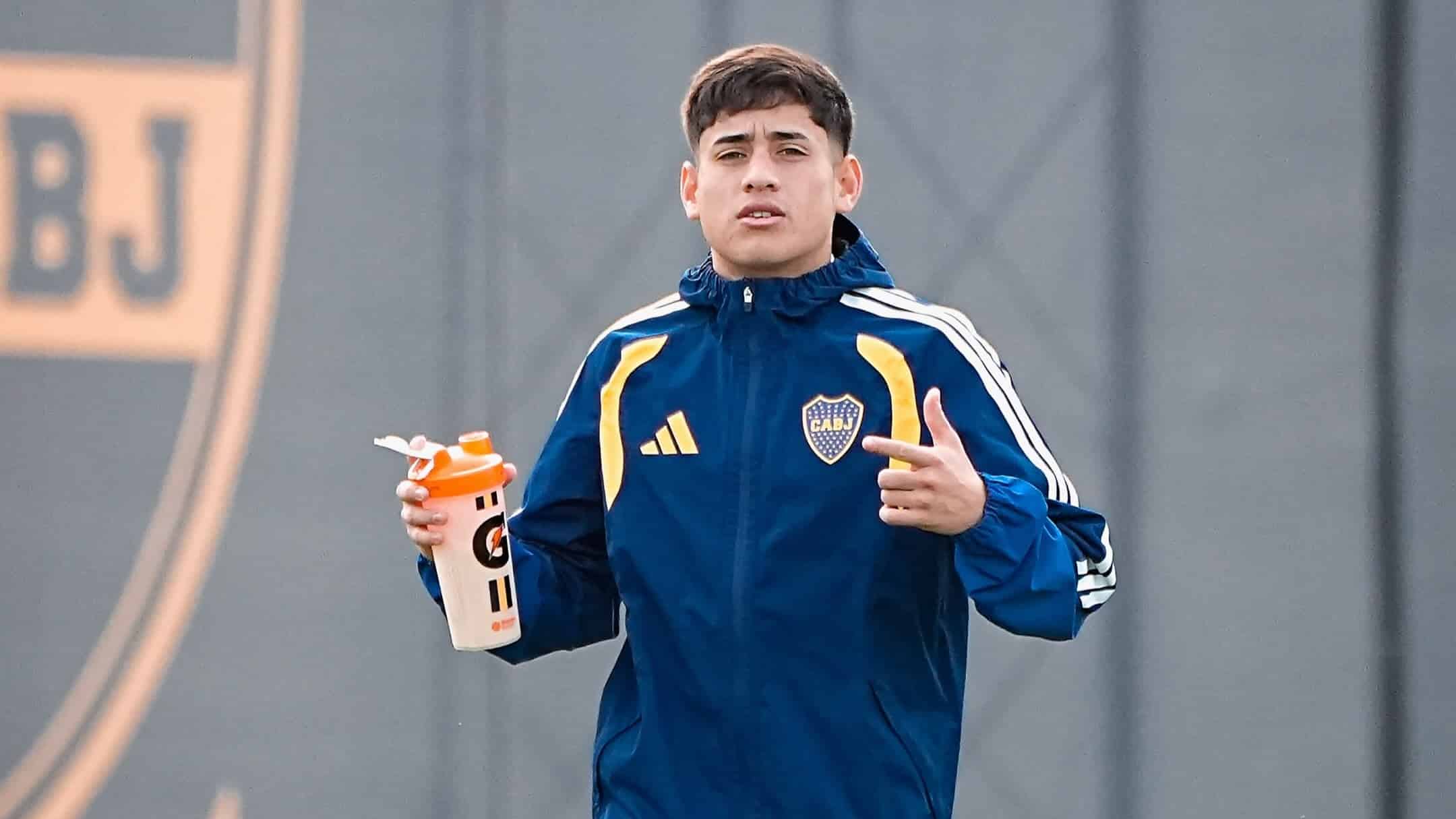 Preocupación en Boca Juniors: Tomás Aranda sufrió una lesión en el entrenamiento