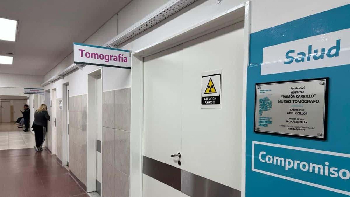 San Vicente: habilitaron los turnos para el nuevo tomógrafo del Hospital Ramón Carrillo