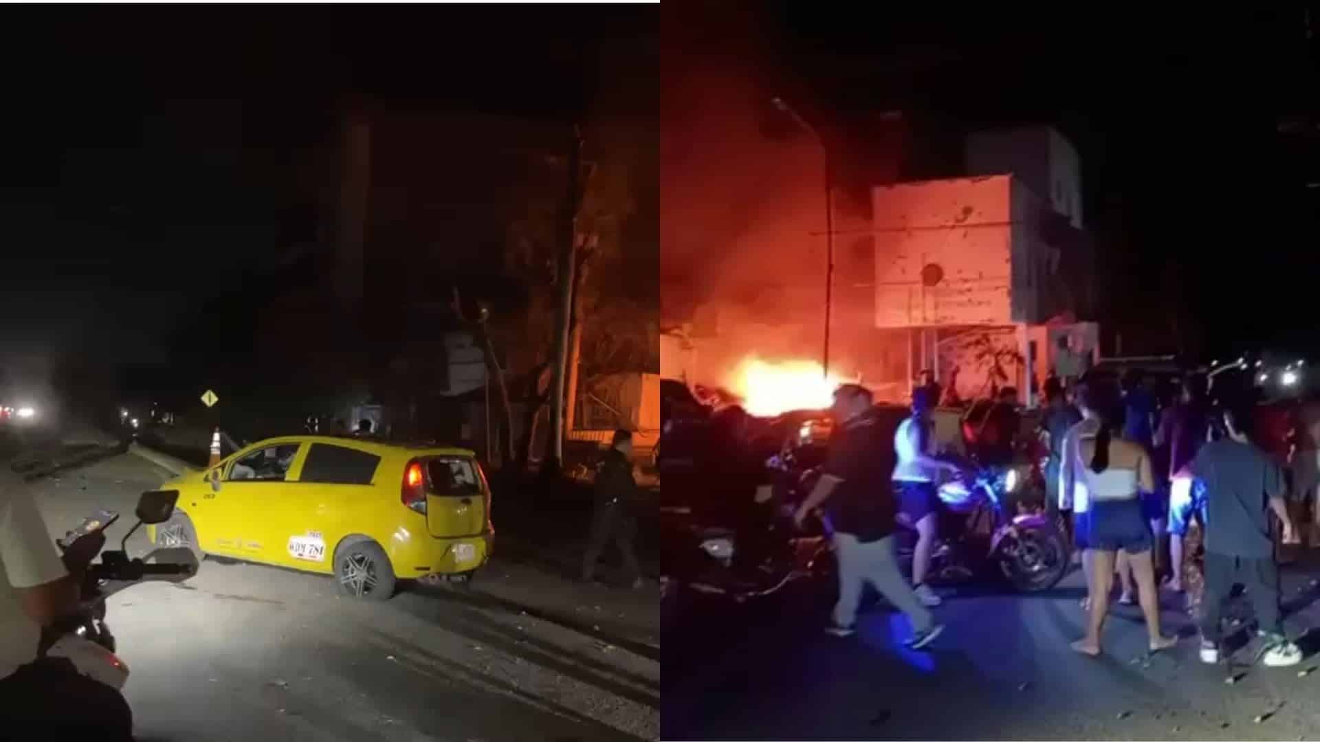 Atentado con carro bomba frente a estación de Policía en Cúcuta