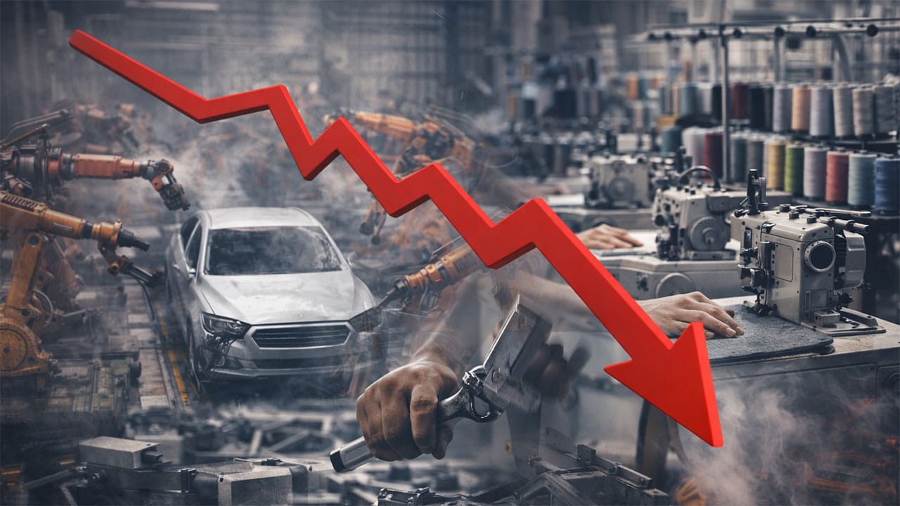 Crisis industrial: más de 97.000 empleos perdidos y 4.020 empresas cerradas