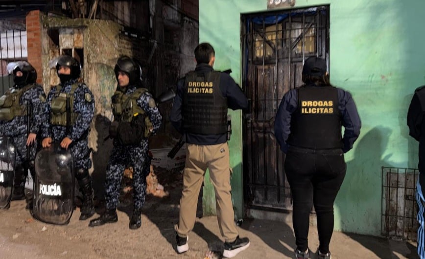 Desbaratan búnker narco en un pasillo de Villa Jardín