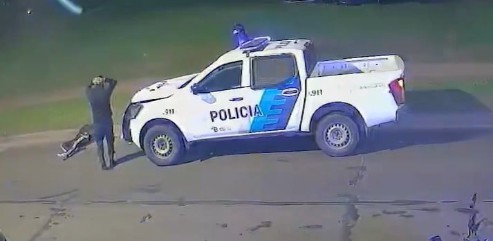 Don Orione: murió el ciclista atropellado por un patrullero policial