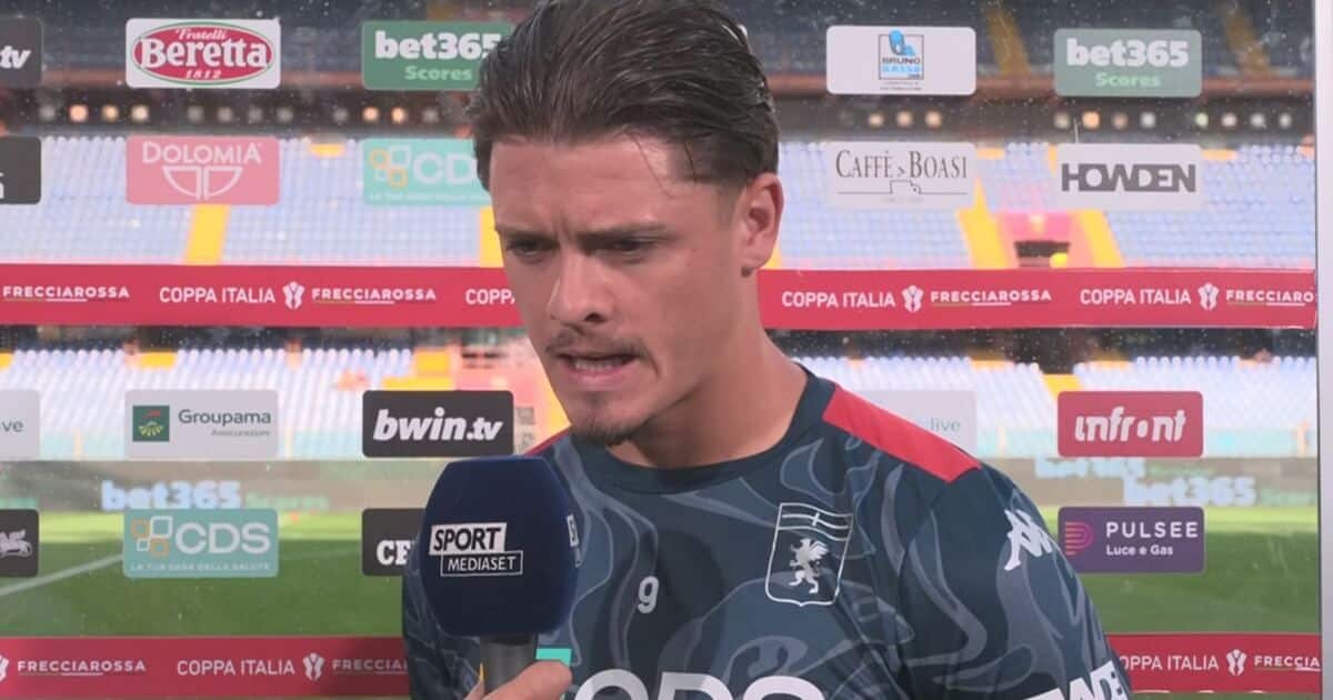 El Genoa apunta a la Coppa Italia con declaraciones de Vitinha