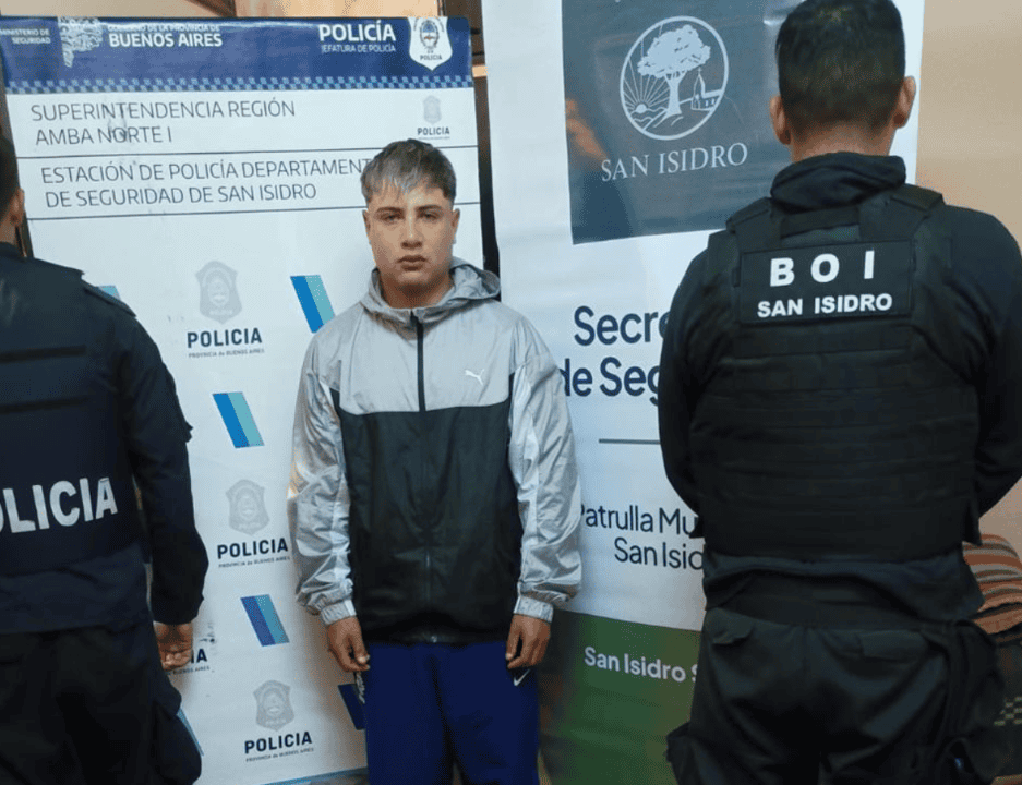 Entradera en San Isidro: cayó un sospechoso en Pilar