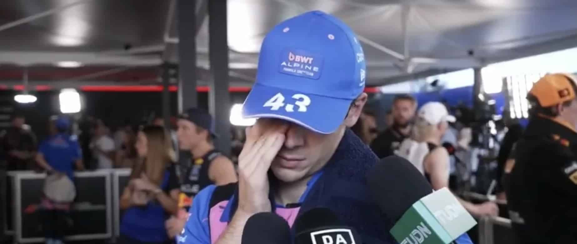 Franco Colapinto terminó llorando tras el GP de Italia en Monza
