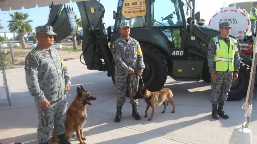Huracán Polo: Guardia Nacional activa Plan DN-III-E en Baja California Sur