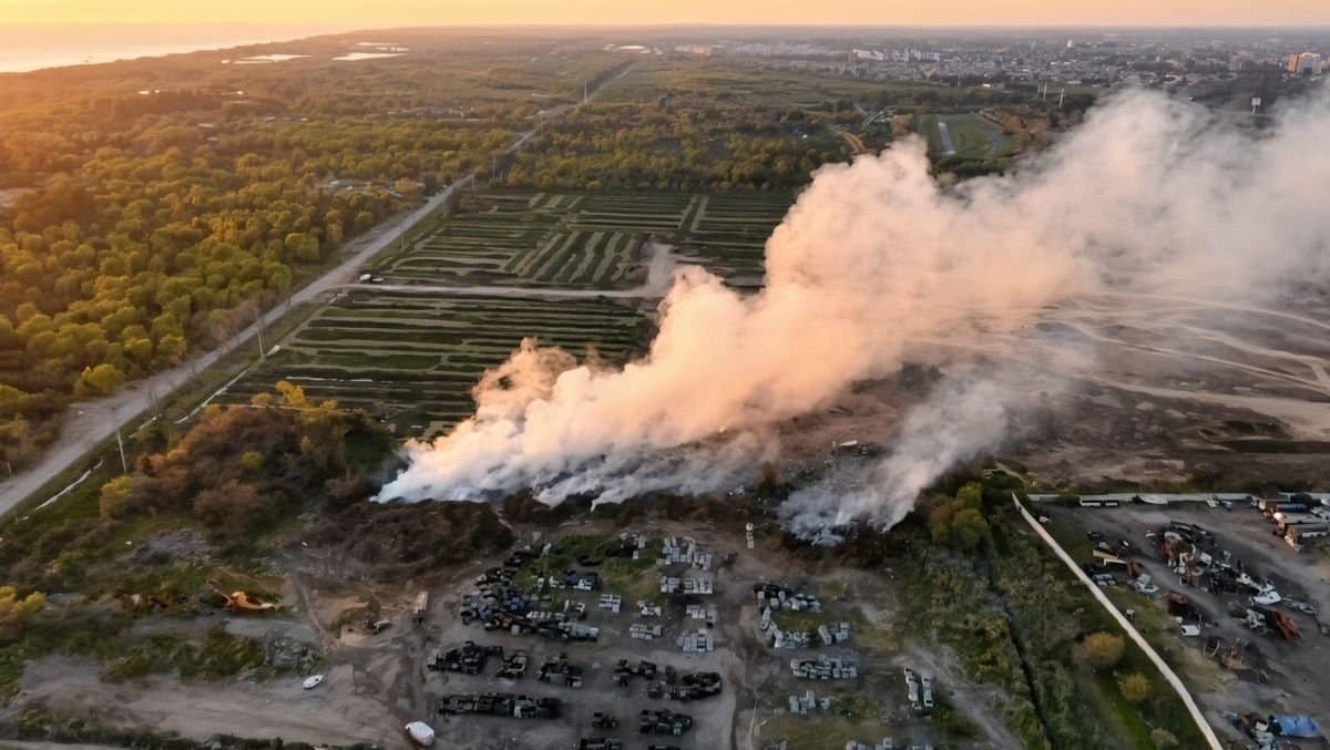 Incendio en Sarandí: diez dotaciones de bomberos combaten las llamas