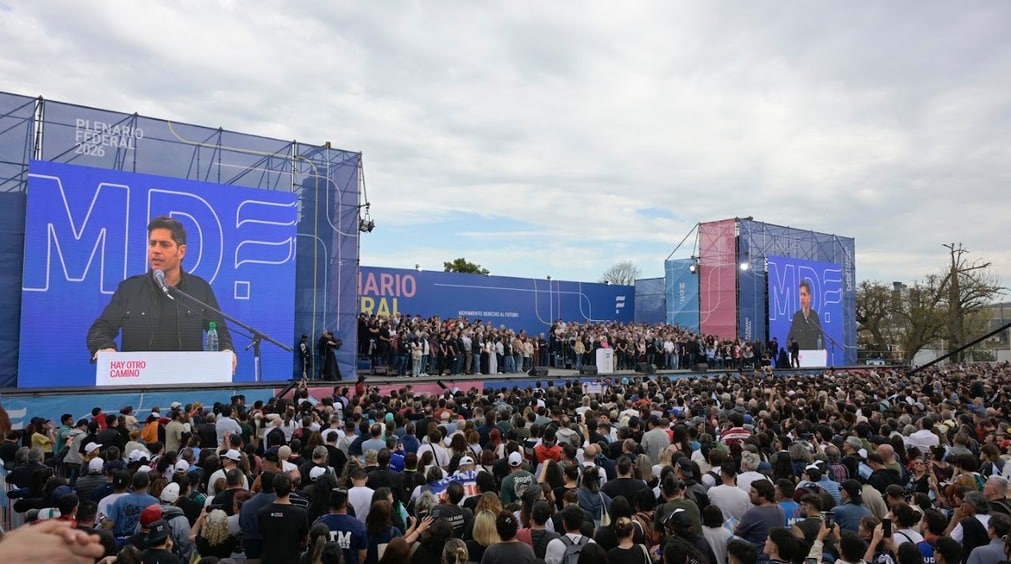 Kicillof encabezó el plenario del MDF en Avellaneda