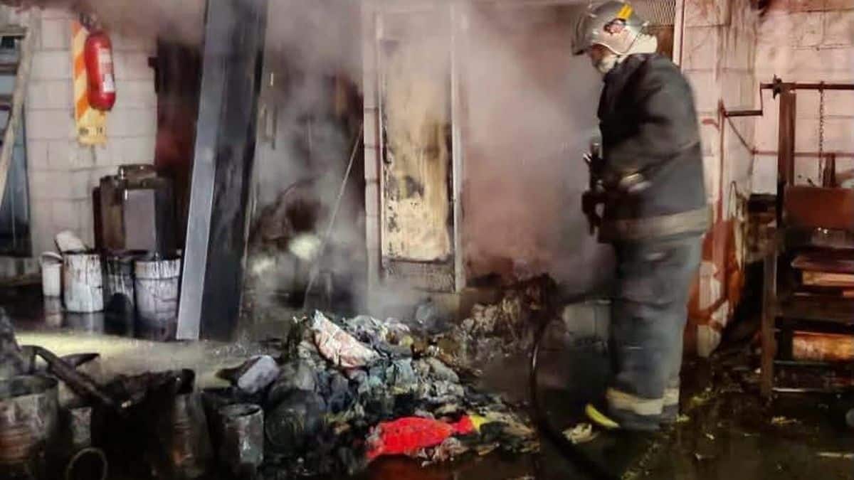 Llavallol: se registró un incendio en un depósito de una metalúrgica