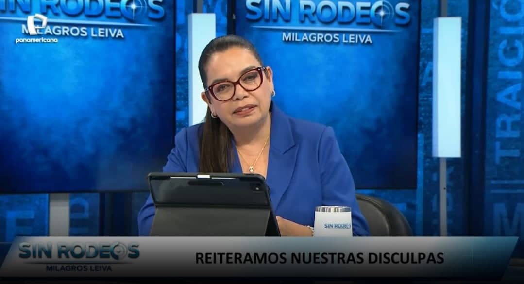 Milagros Leyva pide perdón por revelar el nombre de una víctima y se allana a las investigaciones