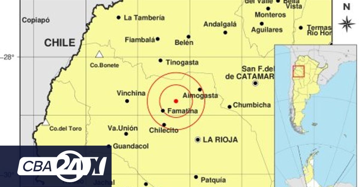 Tembló Córdoba: sismos en La Rioja, Catamarca y San Juan
