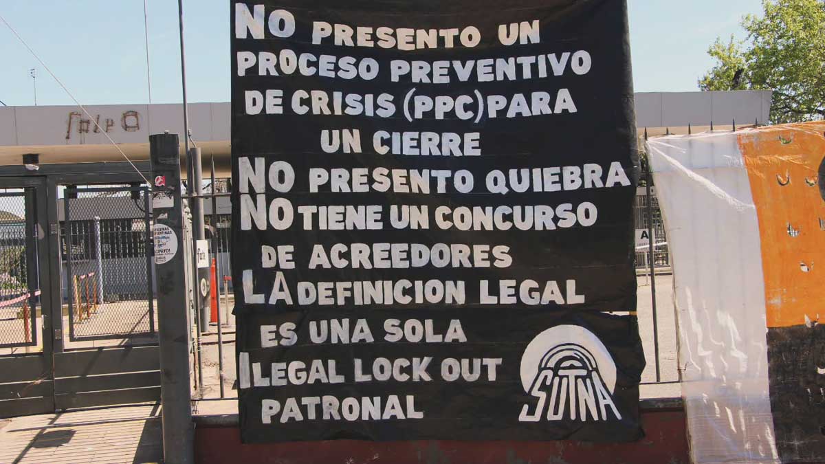 Trabajadores de FATE presentan petitorio contra la orden de desalojo