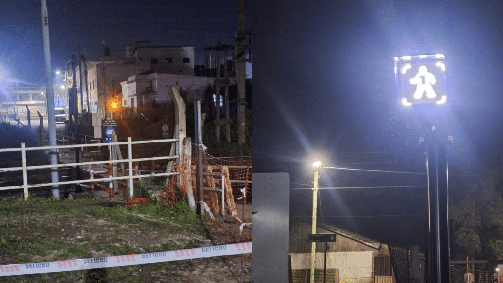 Trenes Argentinos colocó señalización en el cruce donde murió Ramiro