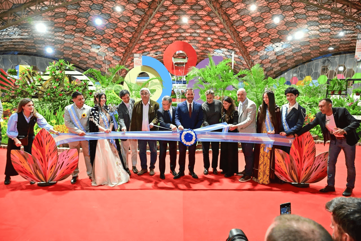 Comenzó la 63° Fiesta Nacional de la Flor en Escobar