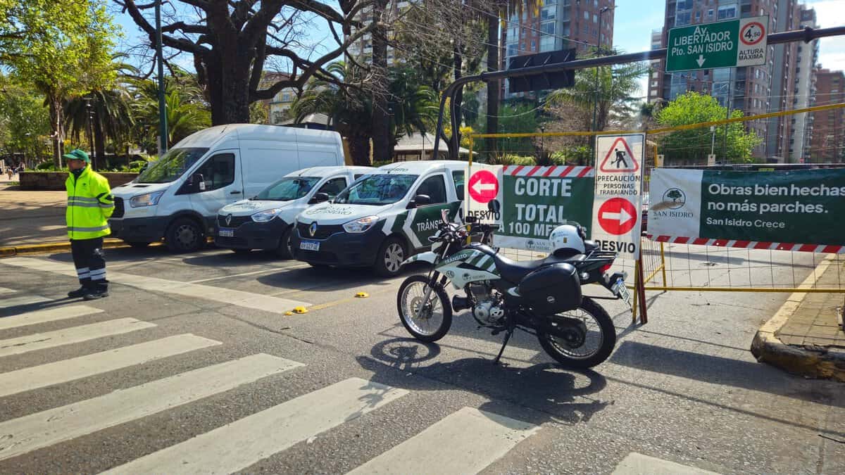 San Isidro: inhabilitan el túnel de Roque Sáenz Peña por obras de repavimentación